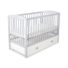 Baby cot bed 120x60cm with crown with drawer MAXI