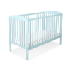 Baby cot bed 120x60cm with Hearts 5003-02- mint