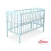 Baby cot bed 120x60cm with Hearts 5003-02- mint