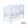 Baby cot bed 120x60cm with Hearts 5003-03- blue