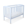 Baby cot bed 120x60cm with Hearts 5003-03- blue