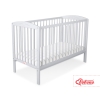 Baby cot bed 120x60cm with Hearts 5003-06- Gray