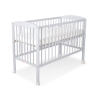 Baby cot bed 120x60cm with Hearts 5003-06- Gray
