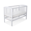 Baby cot bed 120x60cm with Hearts 5003-06- Gray