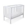 Baby cot bed 120x60cm with Hearts 5003-06- Gray