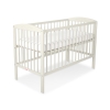 Baby cot bed 120x60cm with Hearts 5003-10- cream