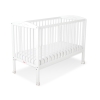 Baby cot bed 120x60cm with hearts White