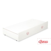 Baby cot bed 120x60cm with hearts with drawer MAXI