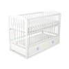 Baby cot bed 120x60cm with hearts with drawer MAXI