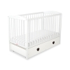 Baby cot bed 120x60cm with hearts with drawer MAXI