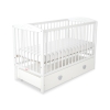 Baby cot bed 120x60cm with hearts with drawer MAXI