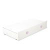 Baby cot bed 120x60cm with hearts with drawer MAXI