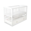 Baby cot bed 120x60cm with hearts with drawer MAXI