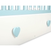 Baby cot bed 120x60cm with hearts with drawer MAXI