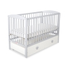 Baby cot bed 120x60cm with hearts with drawer MAXI