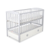 Baby cot bed 120x60cm with hearts with drawer MAXI