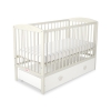 Baby cot bed 120x60cm with hearts with drawer MAXI