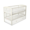Baby cot bed 120x60cm with hearts with drawer MAXI