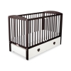 Baby cot bed 120x60cm with hearts with drawer MAXI