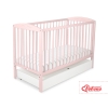 Baby cot bed 120x60cm with hearts with drawer STANDARD