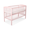 Baby cot bed 120x60cm with Stars 5002-01- powder pink