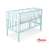 Baby cot bed 120x60cm with Stars 5002-02- mint