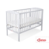 Baby cot bed 120x60cm with Stars 5002-06- Gray