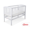 Baby cot bed 120x60cm with Stars 5002-06- Gray