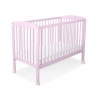 Baby cot bed 120x60cm with Stars 5002-08- pink