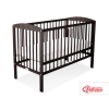 Baby cot bed 120x60cm with stars Brown