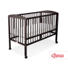 Baby cot bed 120x60cm with stars Brown