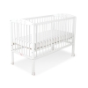 Baby cot bed 120x60cm with stars White