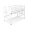 Baby cot bed 120x60cm with stars White
