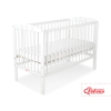 Baby cot bed 120x60cm with stars White