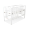 Baby cot bed 120x60cm with stars White