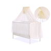 Baby Cot Bed Mosquito-net made of tulle - cream