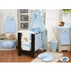 Baby Cot Bed Mosquito-net made of tulle- Good Night blue