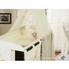 Baby Cot Bed Mosquito-net made of tulle- Good Night cream