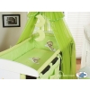 Baby Cot Bed Mosquito-net made of tulle- Good Night green