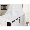 Baby Cot Bed Mosquito-net made of tulle- Good Night white