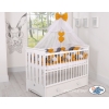 Baby Cot Bed Mosquito-net made of tulle- honey yellow