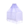 Baby Cot Bed Mosquito-net made of tulle - lilac