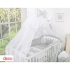 Baby Cot Bed Mosquito-net made of tulle- Little Prince/Princess gray