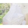 Baby Cot Bed Mosquito-net made of tulle- Little Prince/Princess white