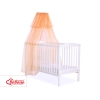 Baby Cot Bed Mosquito-net made of tulle - peach