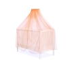 Baby Cot Bed Mosquito-net made of tulle - peach