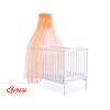 Baby Cot Bed Mosquito-net made of tulle - peach