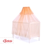 Baby Cot Bed Mosquito-net made of tulle - peach