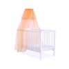 Baby Cot Bed Mosquito-net made of tulle - peach