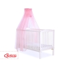 Baby Cot Bed Mosquito-net made of tulle - pink